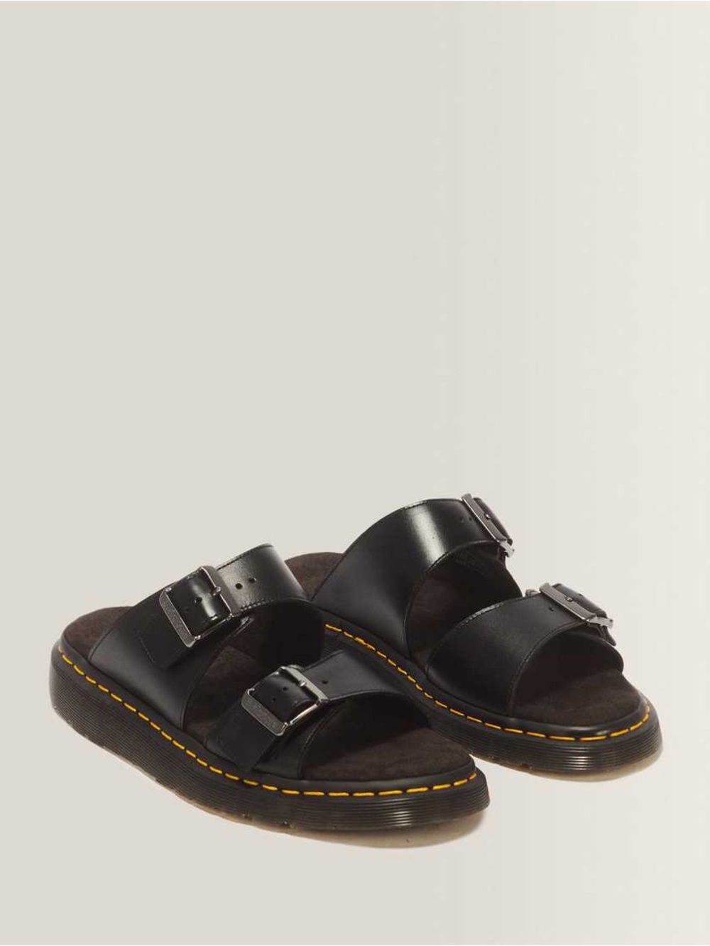 Dr. Martens JOSEF ANALINE LEATHER BUCKLE
SLIDE SANDALS